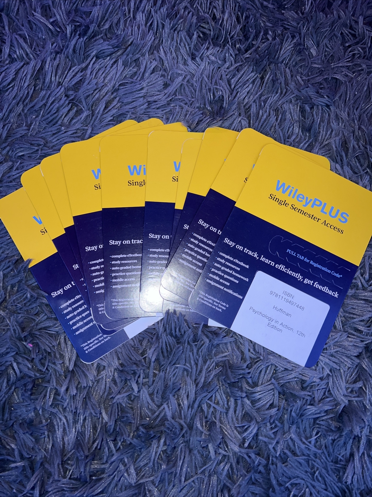 WileyPlus Single Semester Access Code – Psychology In Action, 12th Edition