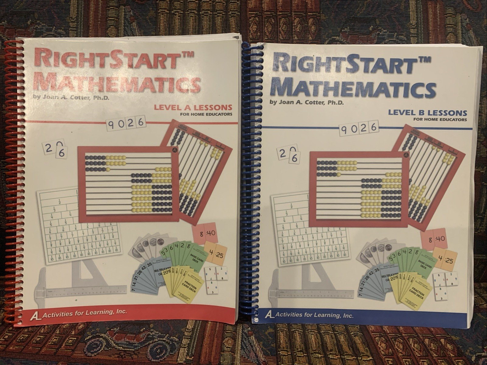 RightStart Mathematics Levels A & B, Lessons Home School by Joan A. Cotter