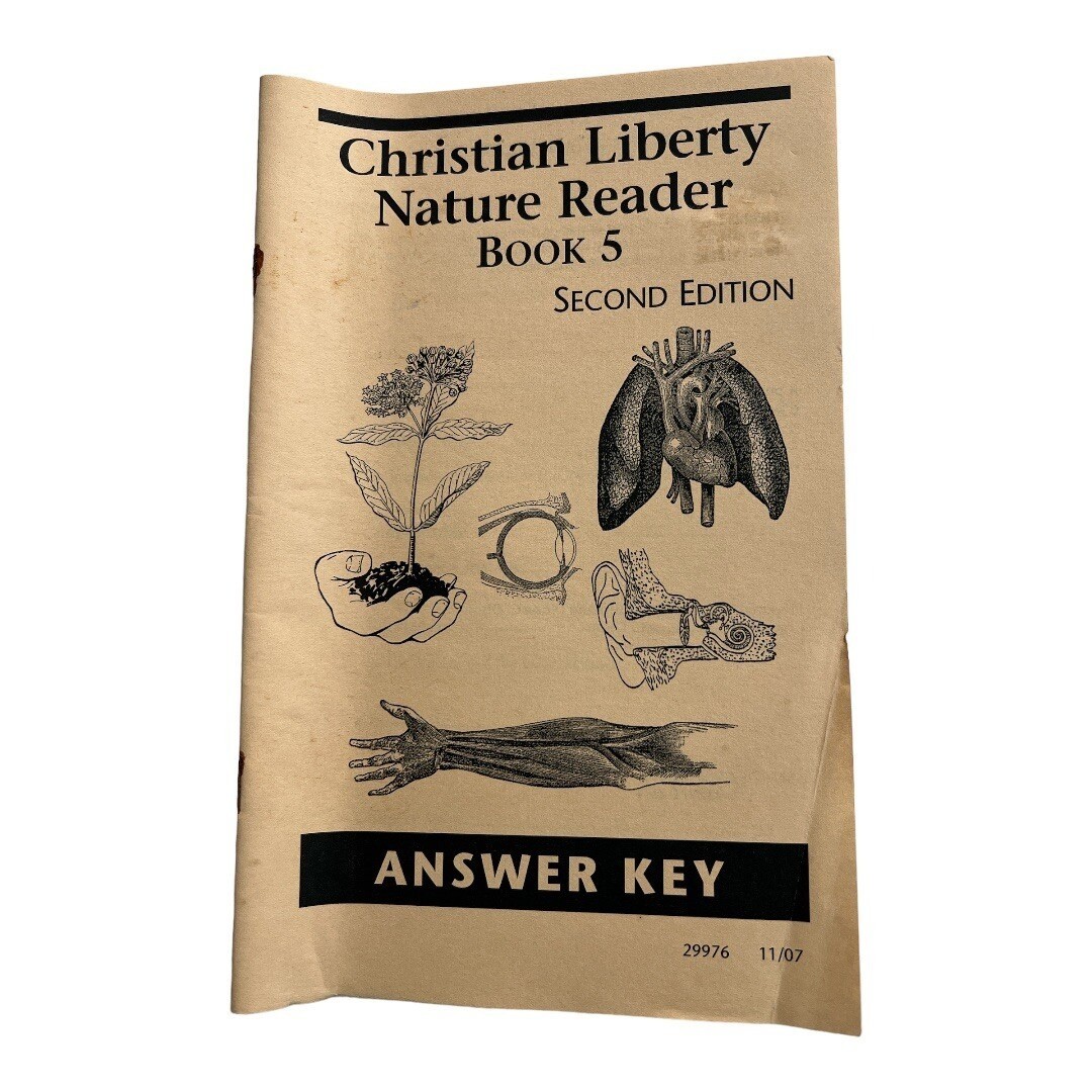 Christian Liberty Nature Reader Book 5 Answer Key 2nd Ed~CLP Homeschool T3 09