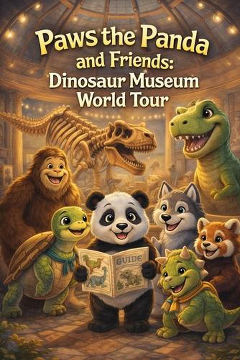 Paws the Panda and Friends Dinosaur Museum World Tour by Caleanna Reeve Paperbac