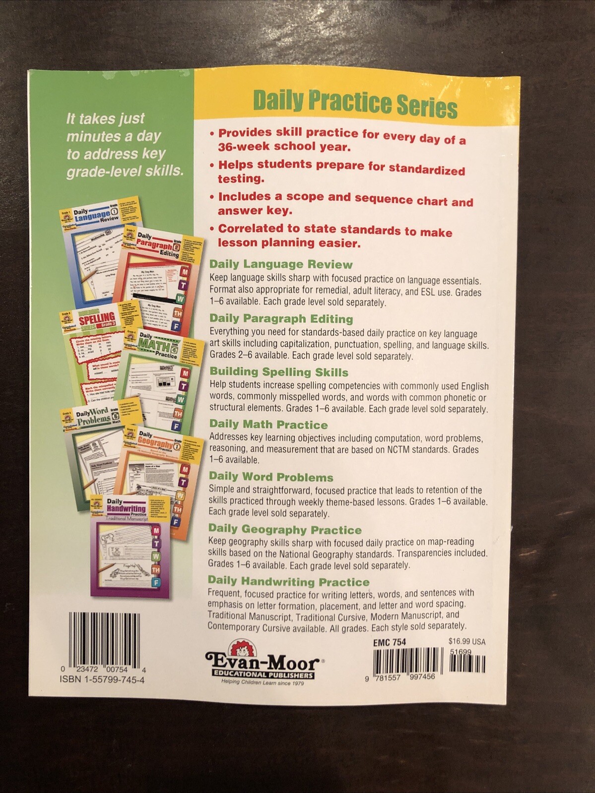 Daily Math Practice, Grade 5 (Paperback or Softback)