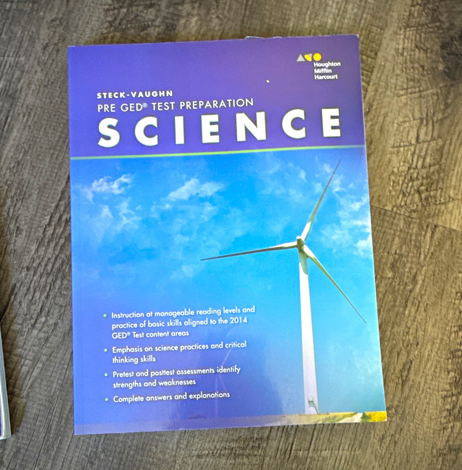 Steck-Vaughn Science Pre-GED Test Prep 2014 GED Workbook Paperback
