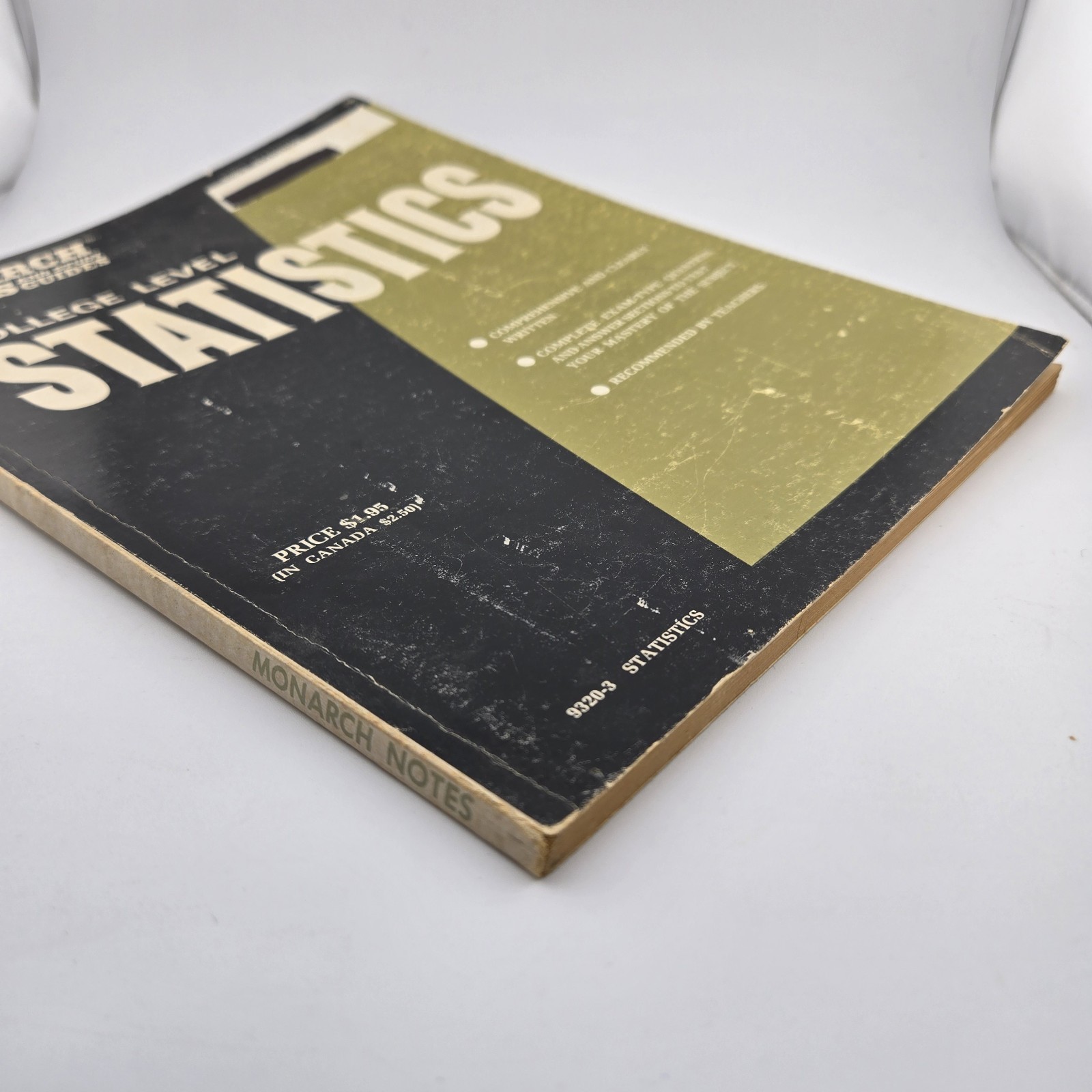 ​College Level Statistics Study Guide Reinhard Herink 1965 Monarch Notes Vintage