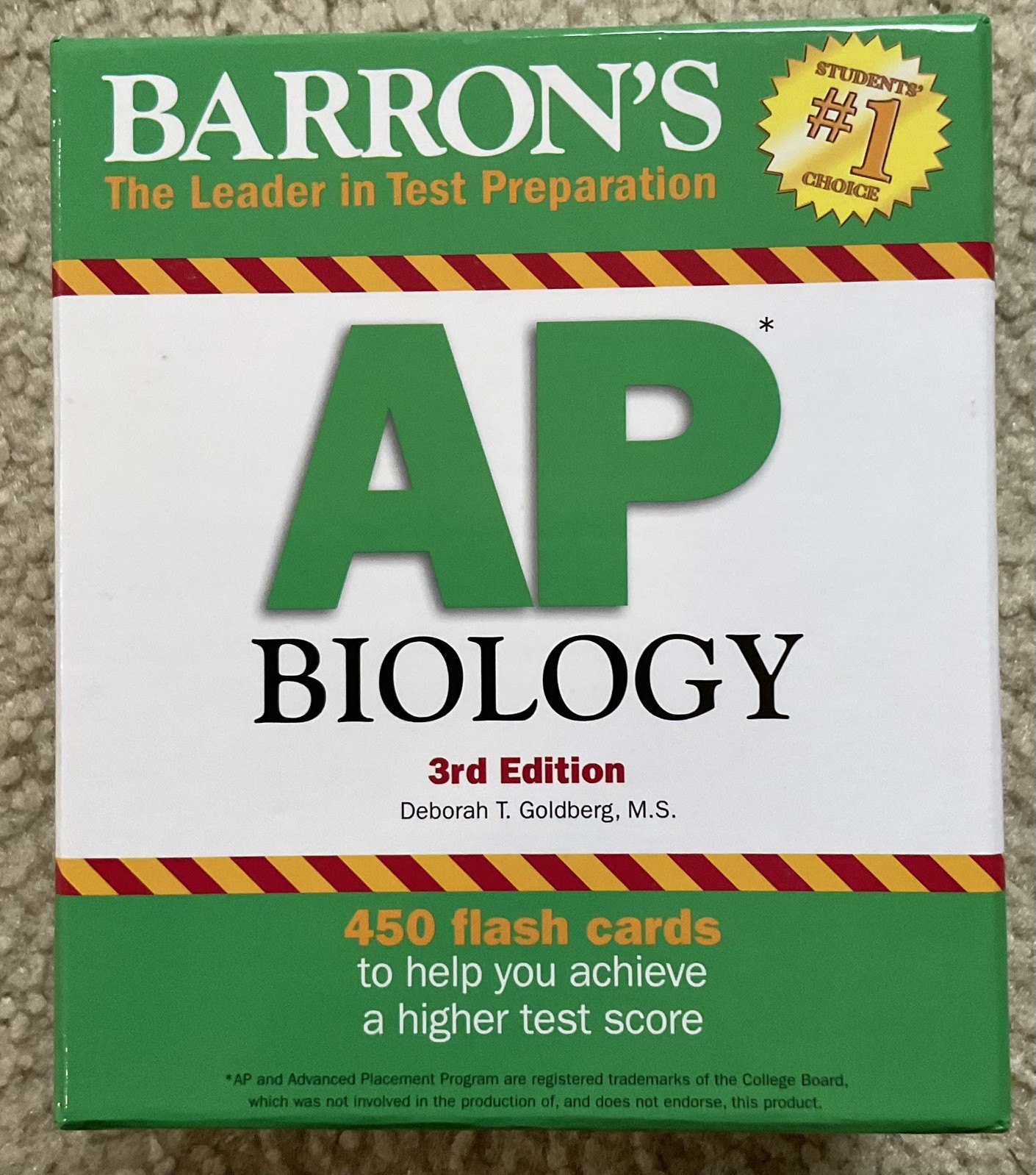 AP Biology 3rd Edition Flash Cards