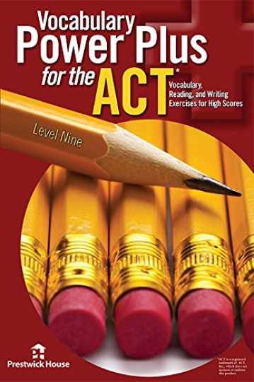 Vocabulary Power Plus for the ACT – Paperback, by Daniel A. Reed; – Very Good f