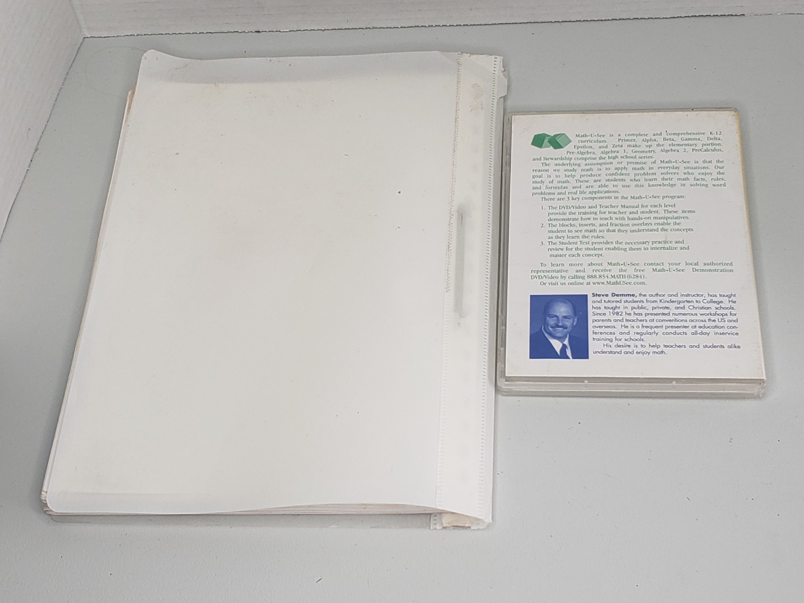 Math U See Beta Set – Instruction Manual & DVD