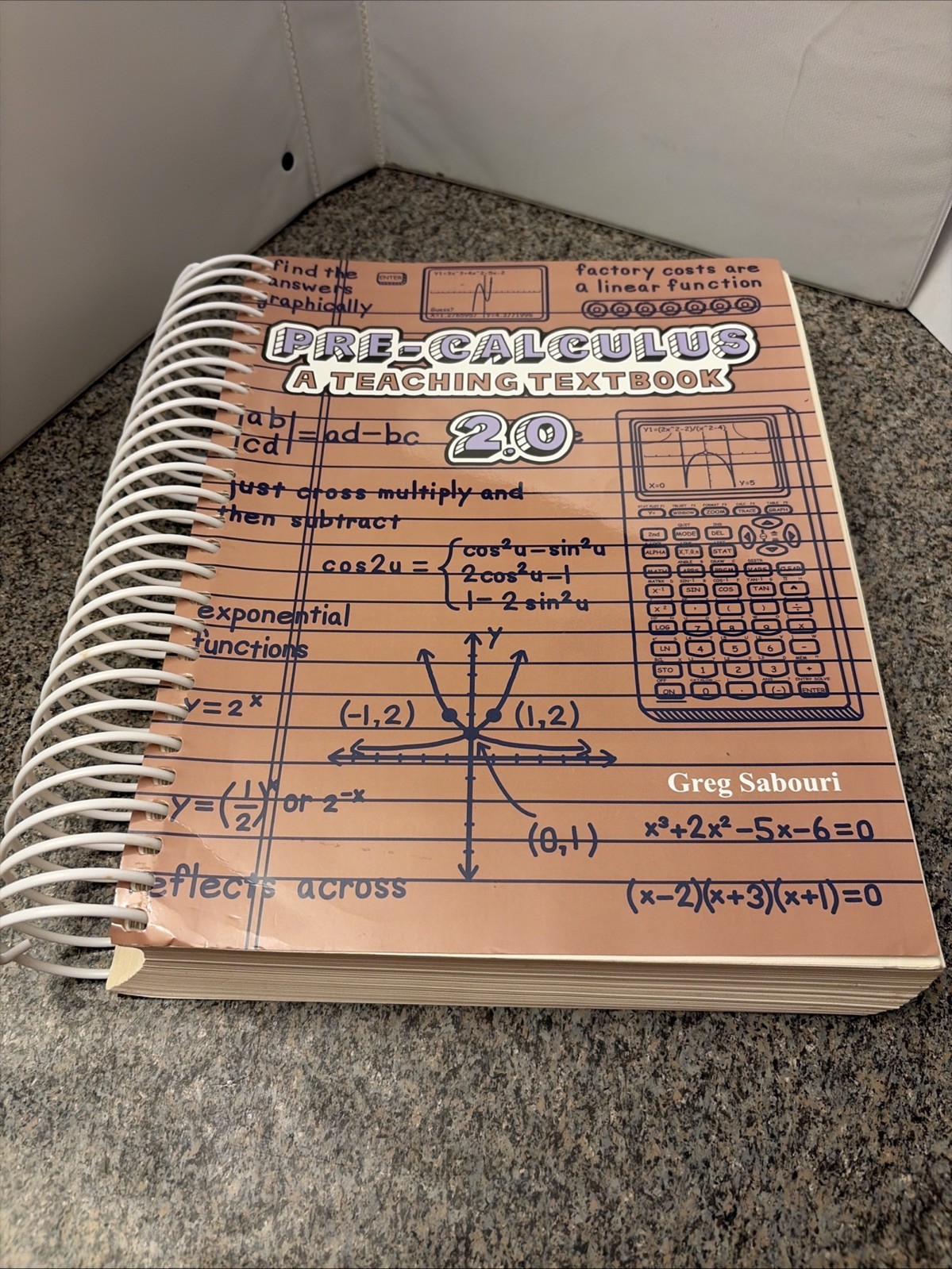 Pre-Calculus: A Teaching Textbook 2.0 by Sabouri & Sabouri (Spiral)