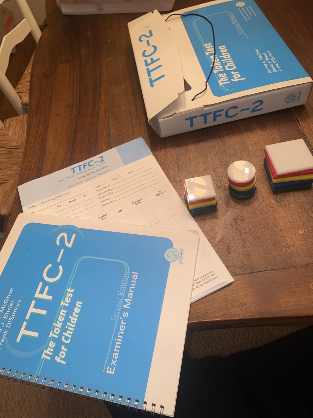 The Token Test For Children-2. TTFC-2 (TTFC2) Kit