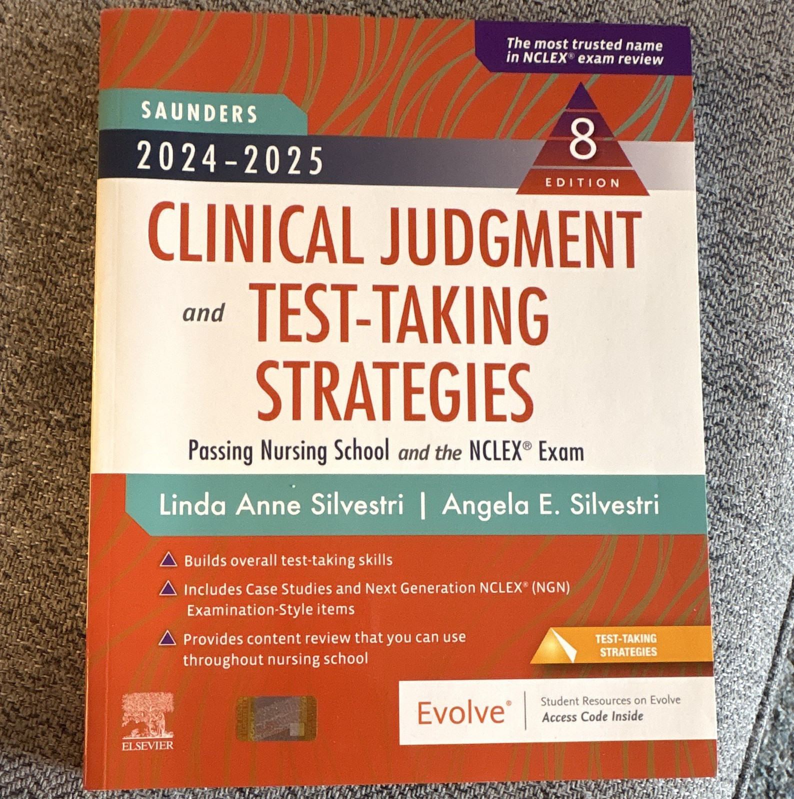 Saunders 2024-2025 Clinical Judgment & Test-Taking Strategies 8th Ed Silvestri