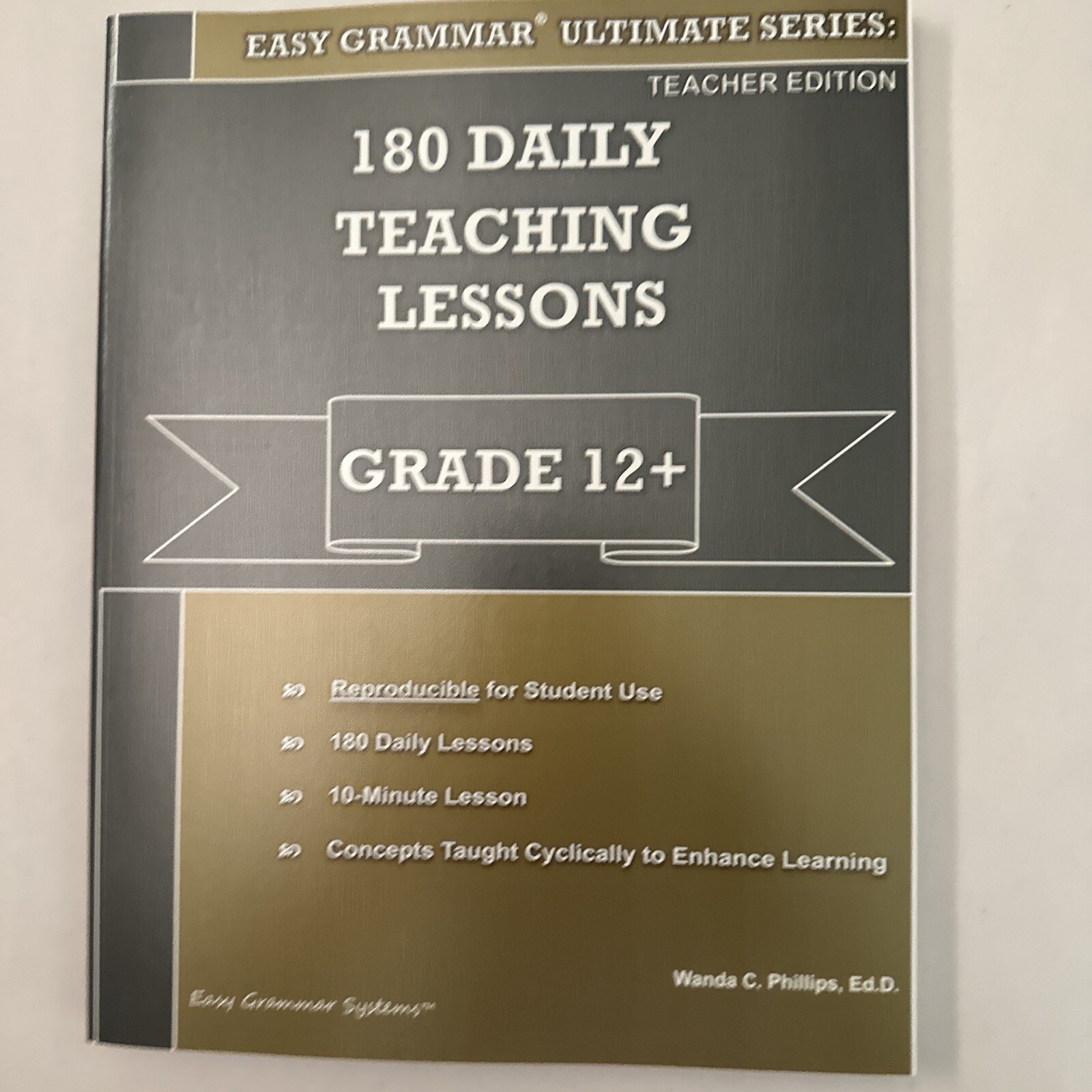 Easy Grammar Ultimate Series: Grade 12 Teacher Edition