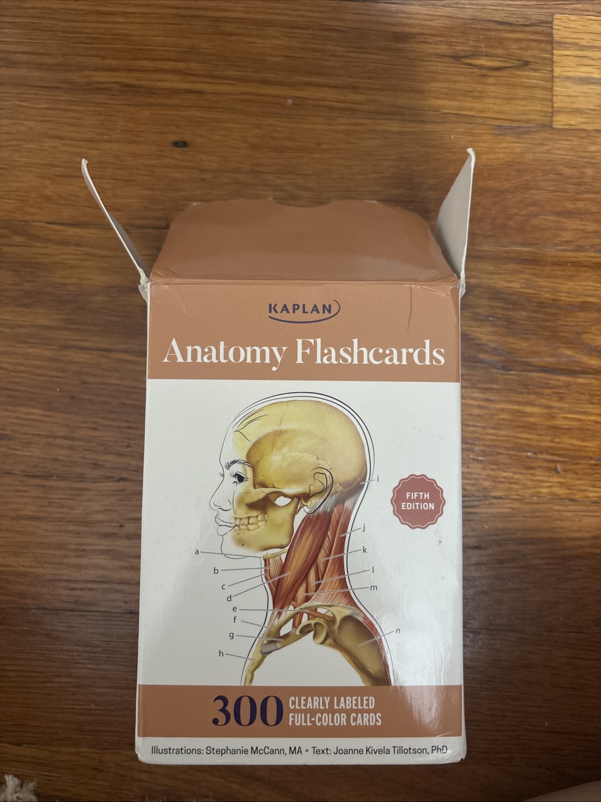 Kaplan Anatomy Flashcards 5th Edition Illustrated Full-Color 300-Card Set