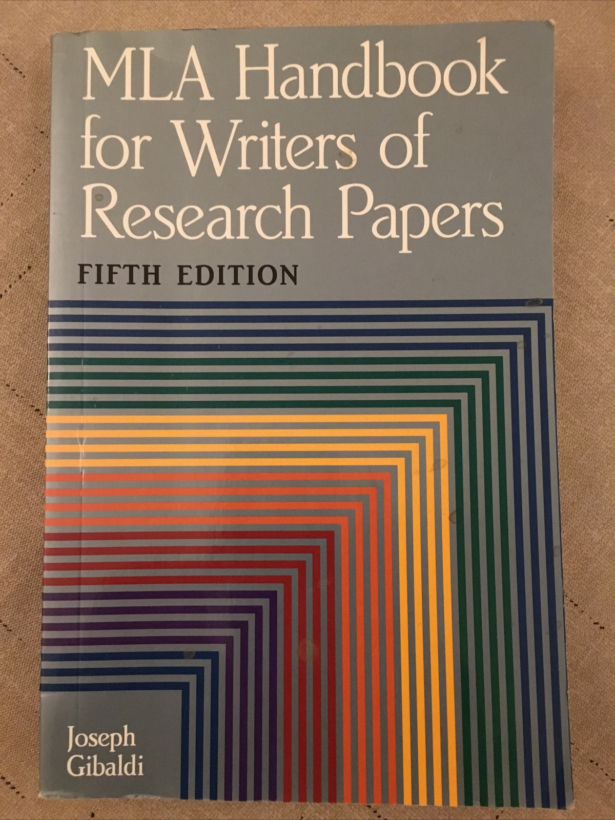 MLA Handbook For Writers Of Research Papers Fifth Edition