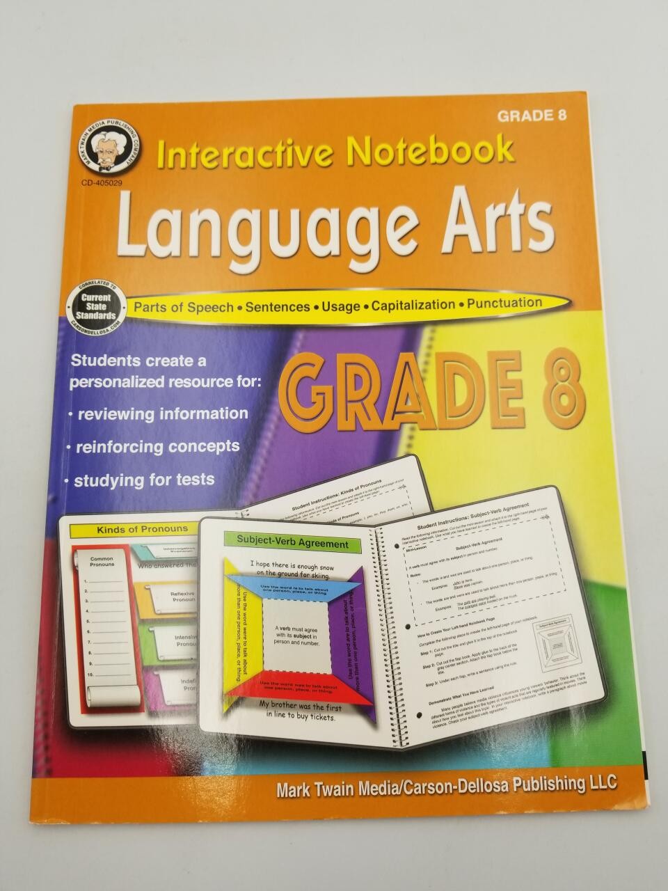 Mark Twain 8th Grade ELA Interactive Notebook, Language Arts W…