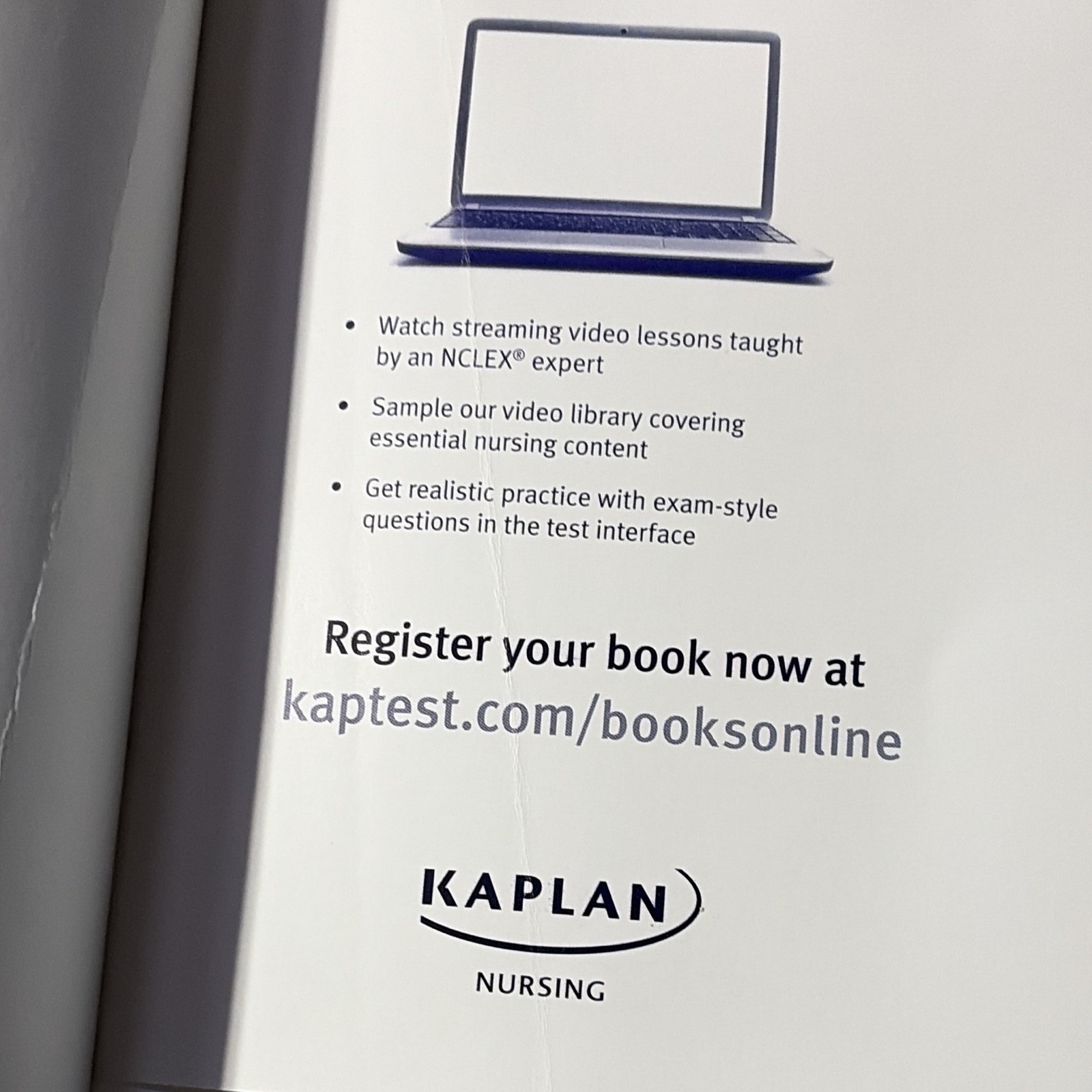 Kaplan NCLEX-RN Content Review Guide 5th Edition Nursing Study Guide Book