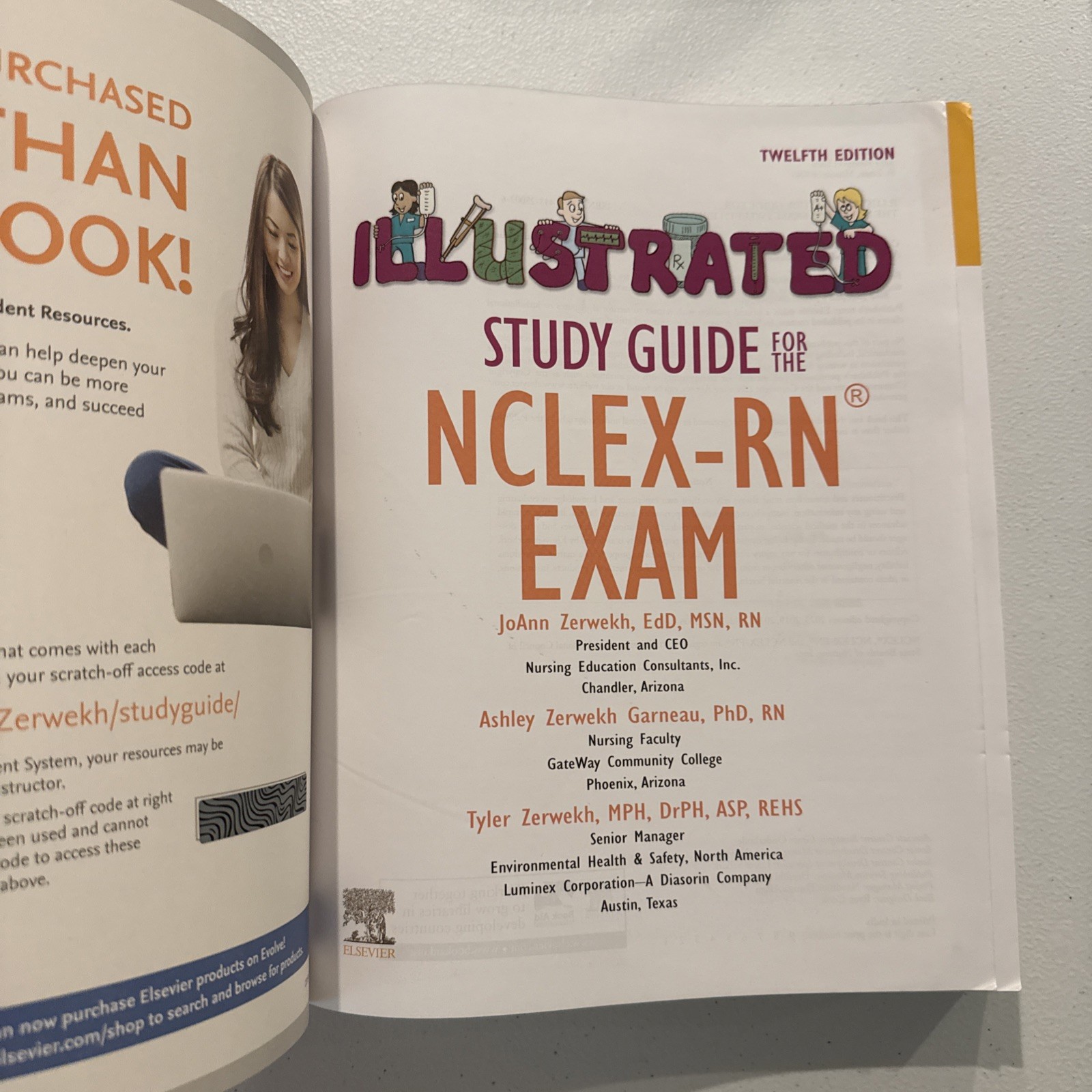 Elsevier Illustrated Study Guide NCLEX-RN Exam 12th Edition