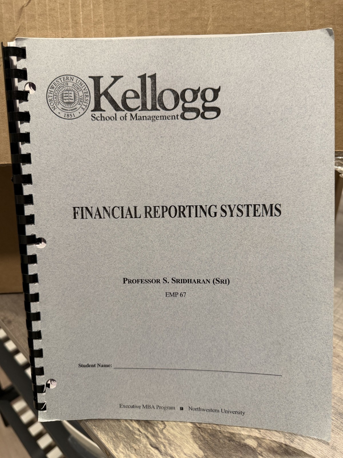 Kellogg Executive MBA Course Binder Collection Northwestern University 30+ Books