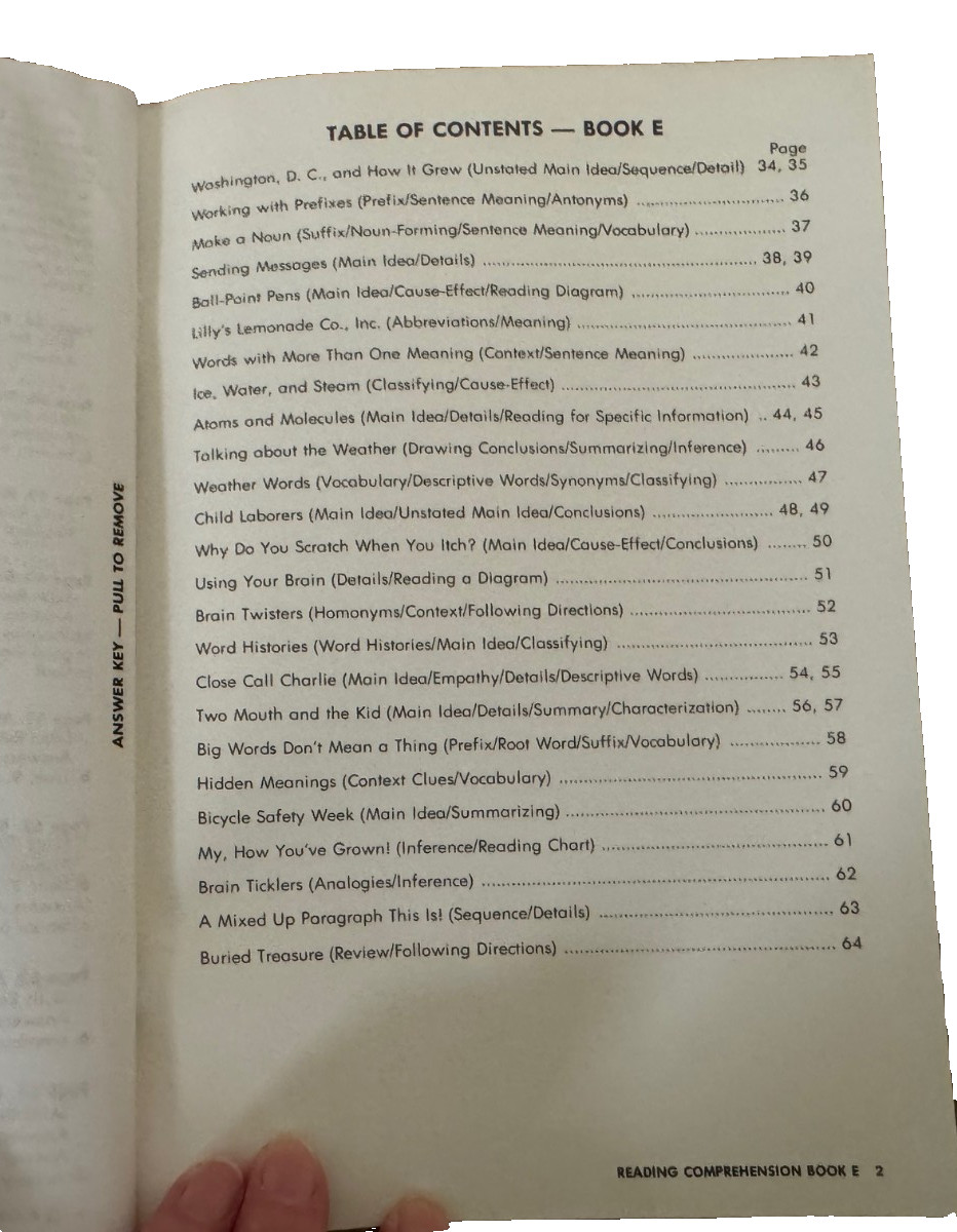 Reading Comprehension and Writing Practice Books for Grades 4 – 7: Three Workbks