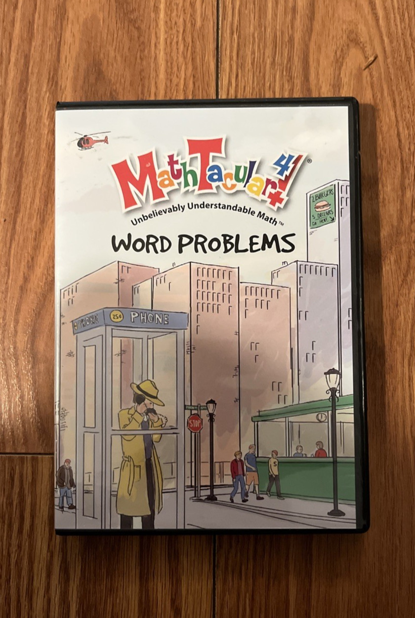 MathTacular 4 Unbelievably Understandable Math, Word Problems DVD