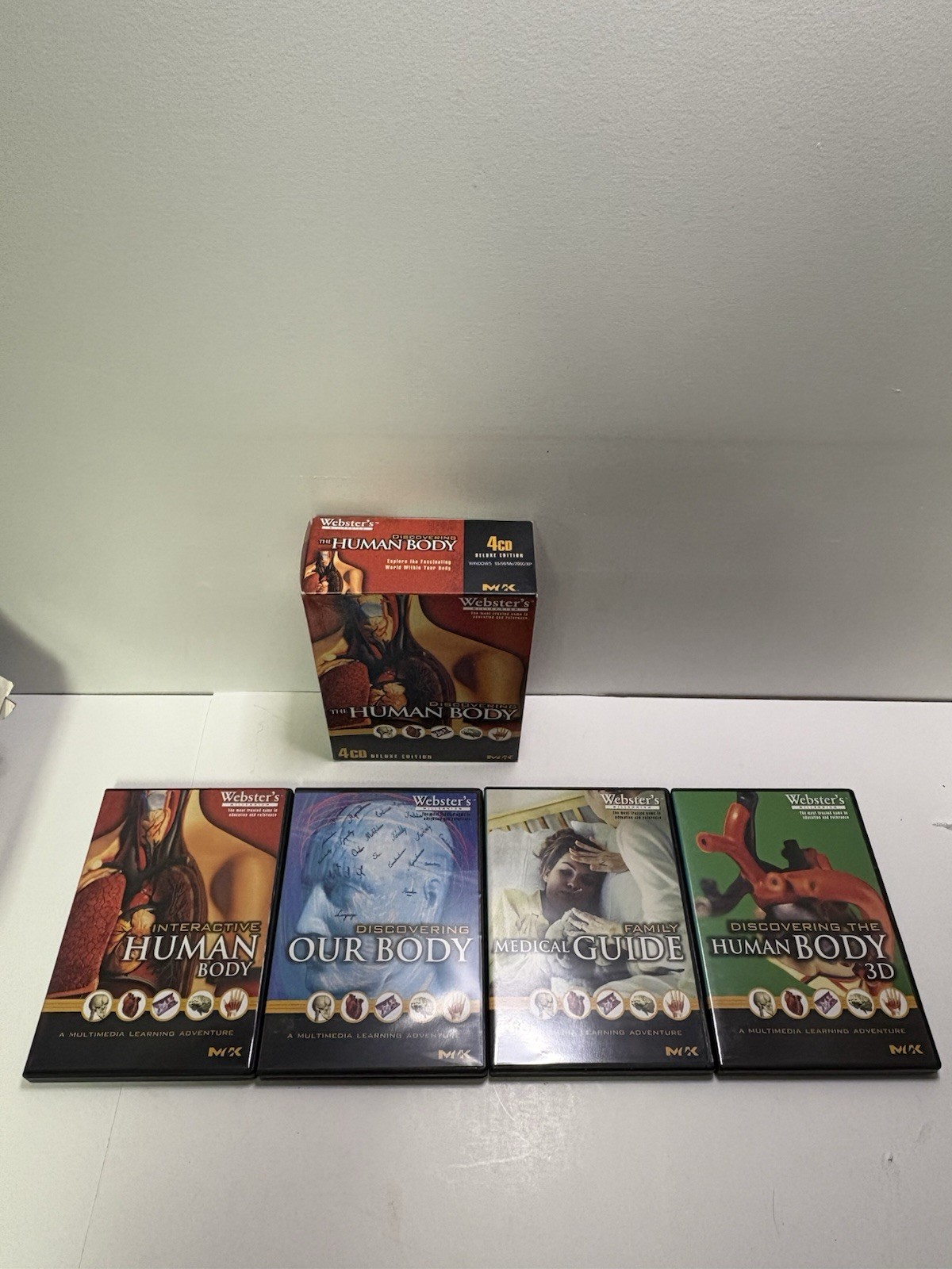 Discovering the Human Body (4 DVDs) (Webster’s Millennium)
