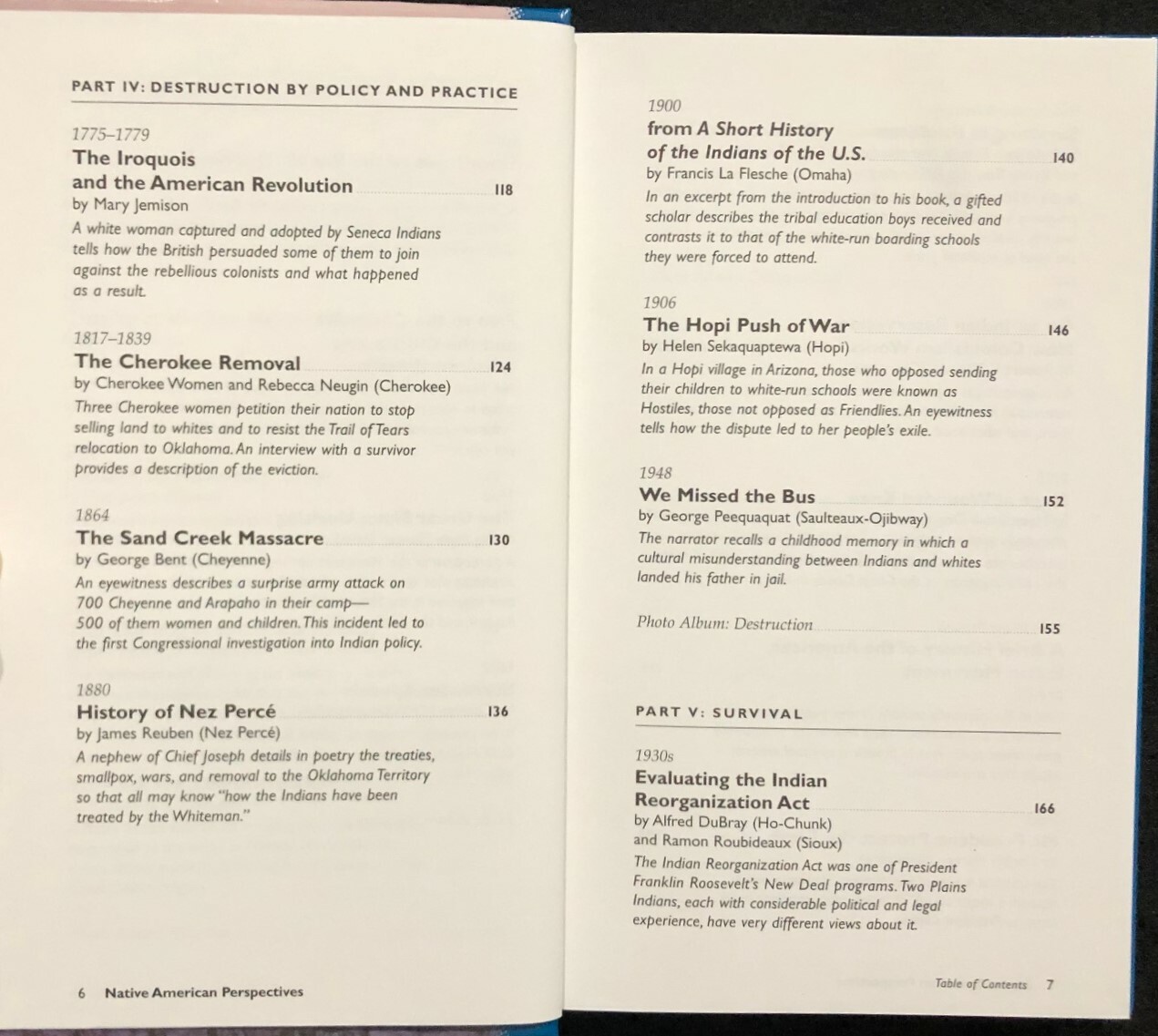 6th – 8th Grade – NATIVE AMERICAN PERSPECTIVES «A Historical Reader» (2001)
