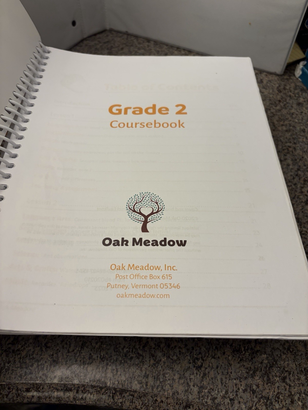 Oak Meadow 2nd Grade + K-3 Essentials, 2020 Edition (set of 13)