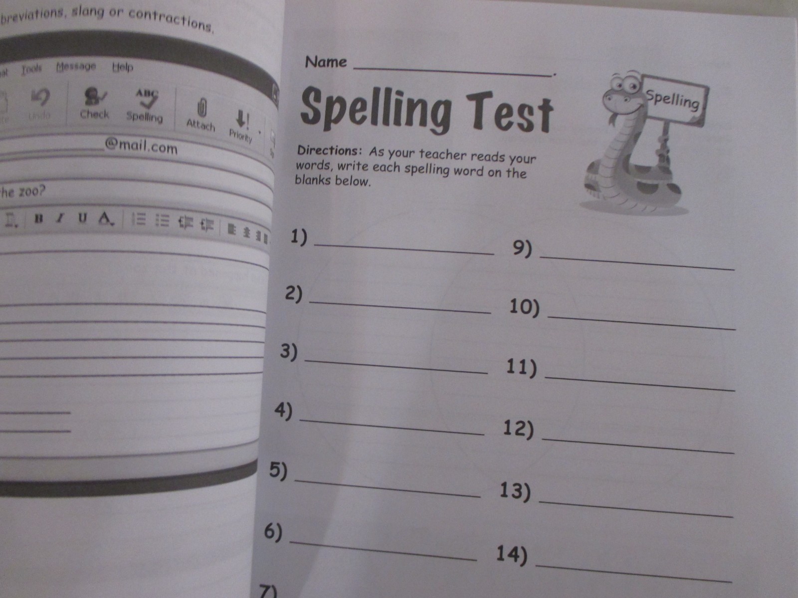 Elementary Language Arts Workbook: 2nd Grade Semester B by Accelerate Education