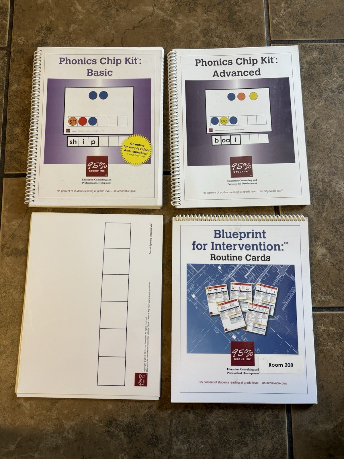 Blueprint for Intervention: Phonics Routine Cards And Phonics Chip Kit 08-2010