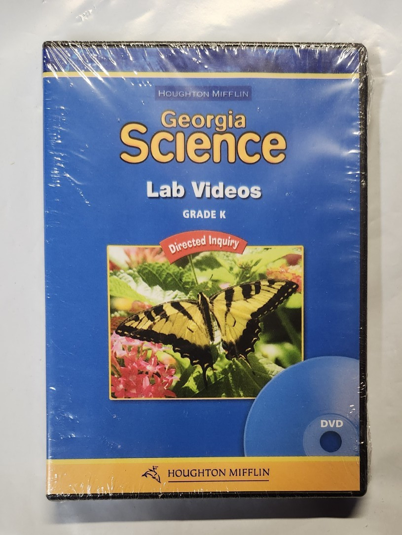Georgia Science Grade K / Set of 3 Lab Videos Lesson Planner + Student HMH NEW