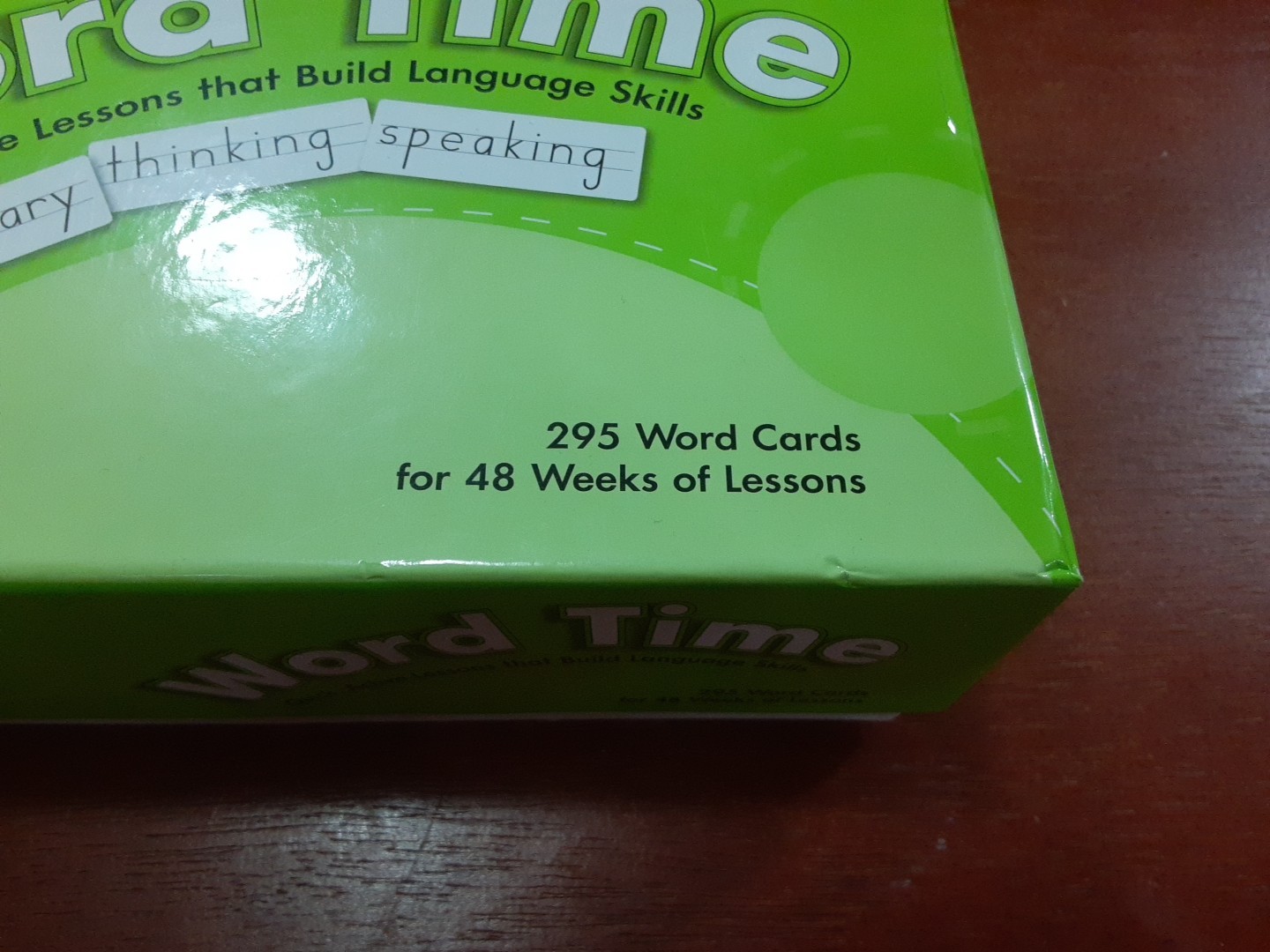Learning Without Tears, Word Time, Laminated Cards, Includes Up To 295 Cards