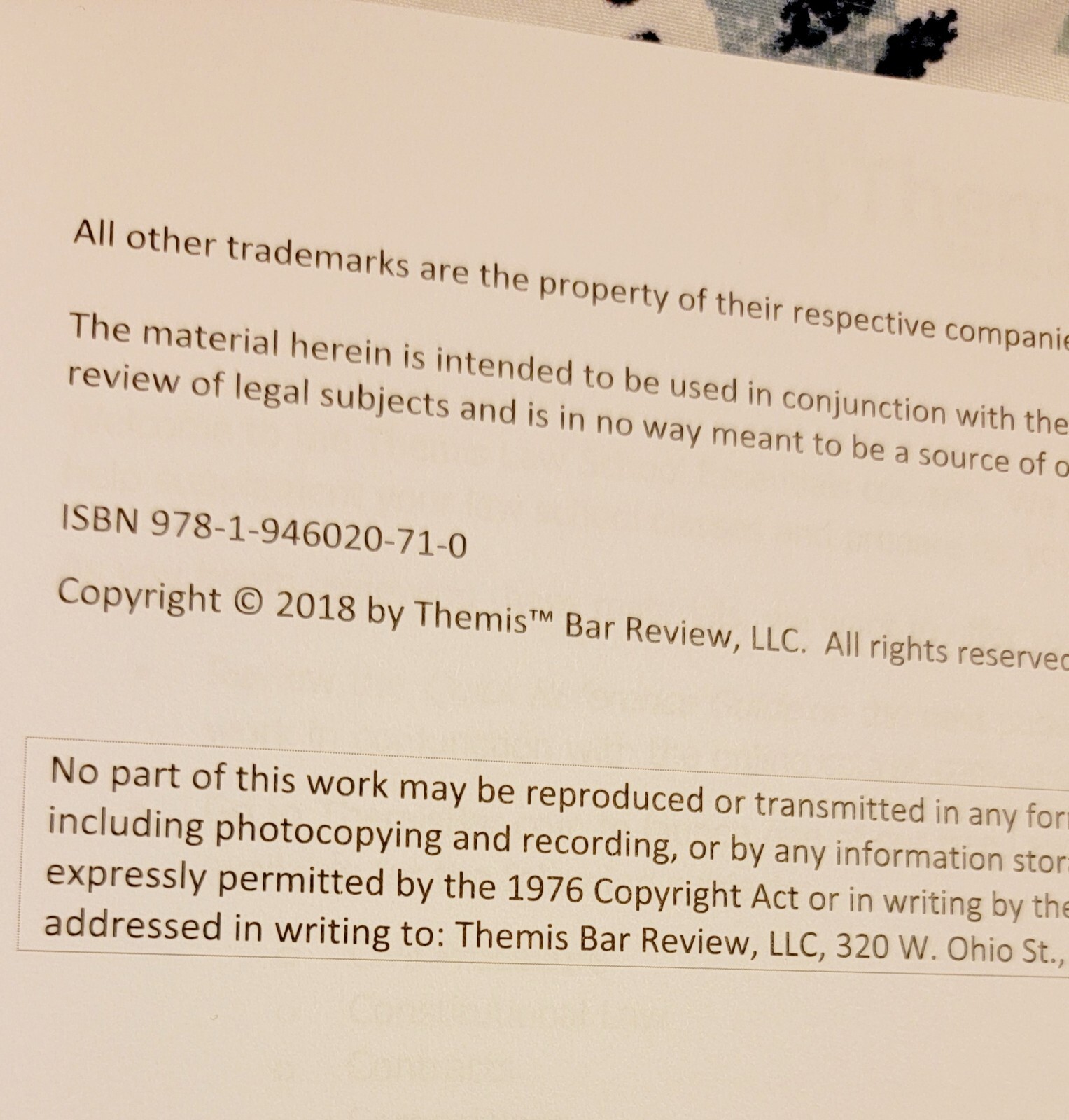 New Law School Essentials First-Year Review 2018-2019 Edition Themis Bar Review