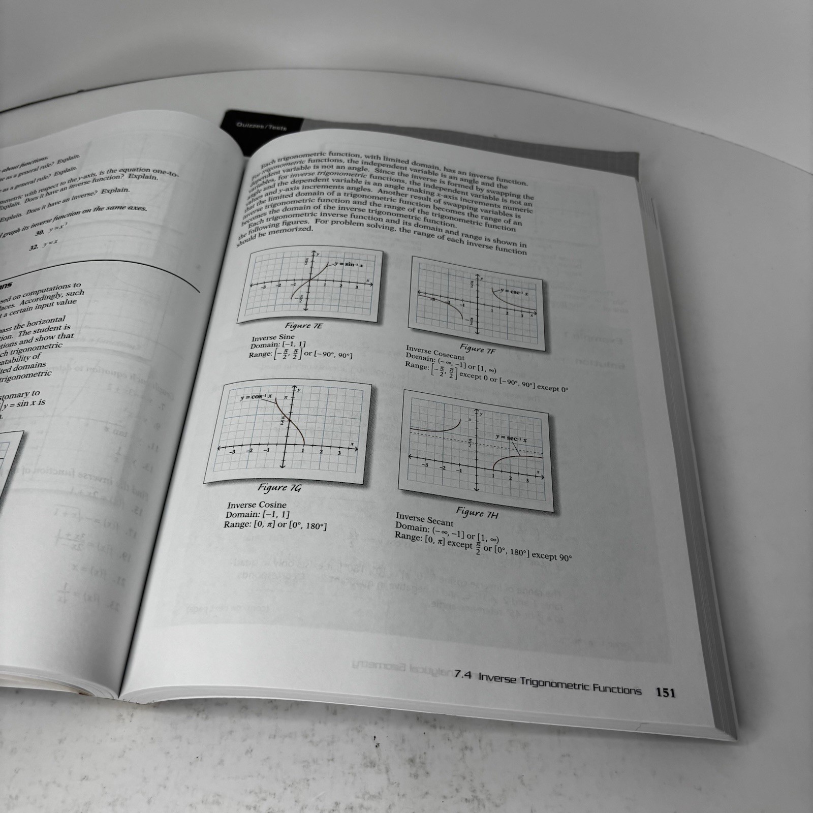 Abeka Pre-Calculus With Trigonometry&Analytical Geometry Student Text & Quiz Key