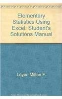 ELEMENTARY STATISTICS USING EXCEL By Mario F. Triola