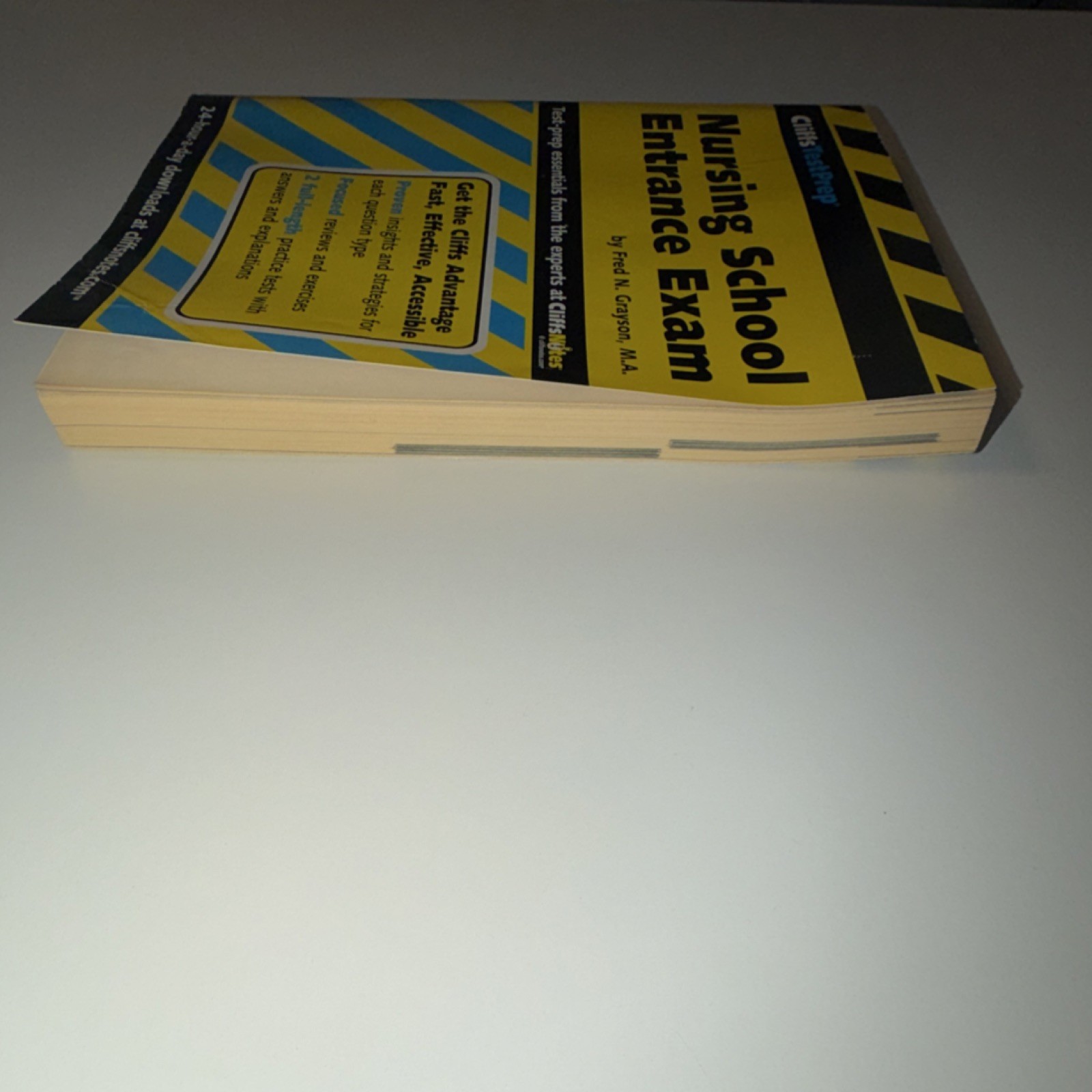 CliffsTestPrep Nursing School Entrance Exam Study Guide,Fred N. Grayson,Used