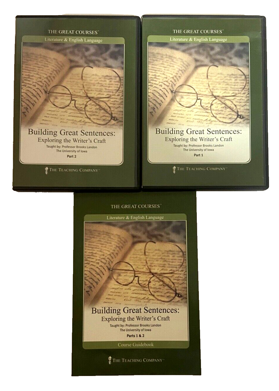 The Great Courses Building Great Sentences, Exploring the Writer’s Craft-4 DVDs