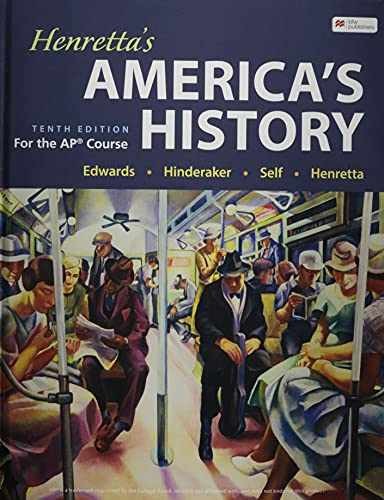 America’s History for – Hardcover, by Edwards Rebecca; Hinderaker – Very Good