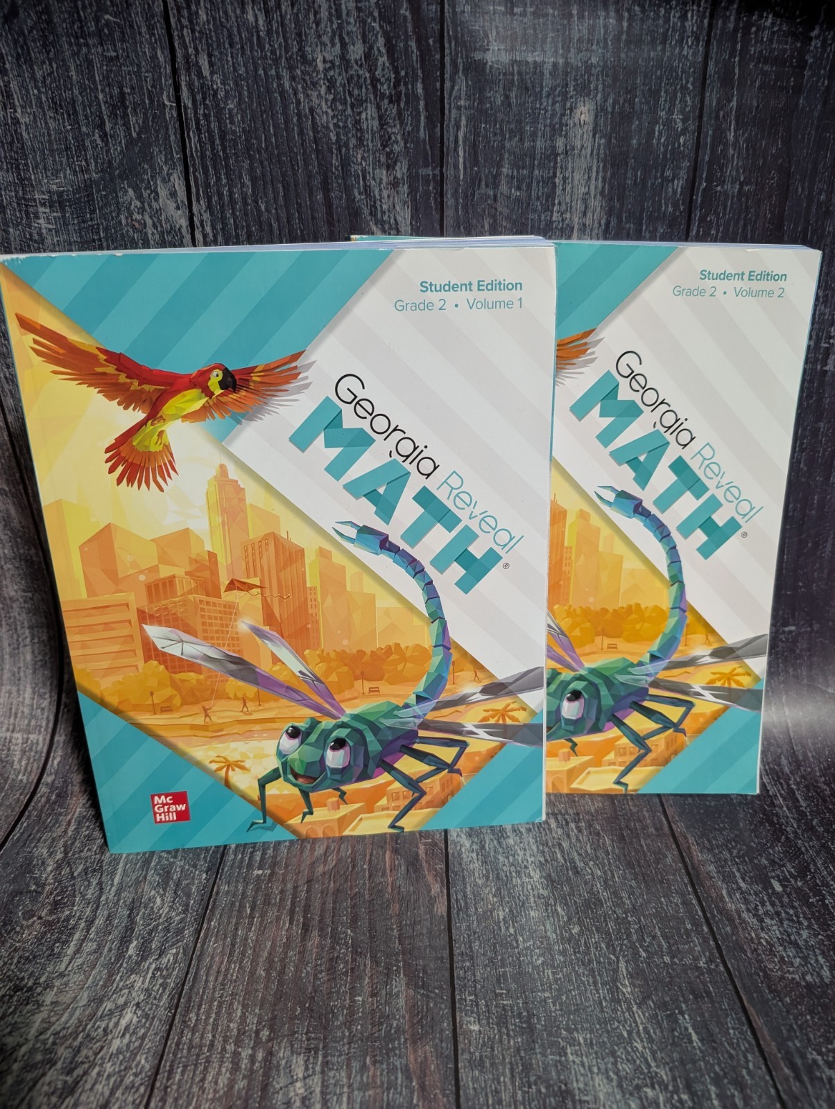 Georgia Reveal Math Student Edition Grade 2 Volume 1 & 2 Book Set – McGraw Hill