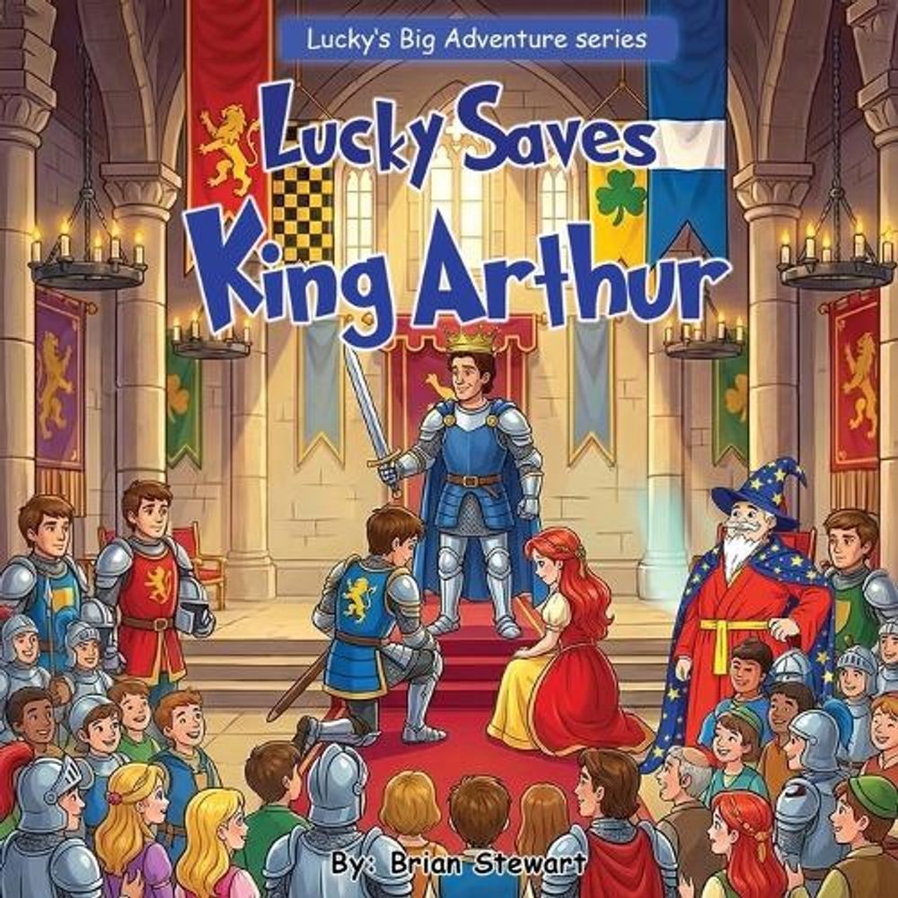 Lucky saves King Arthur by Brian Stewart Paperback Book