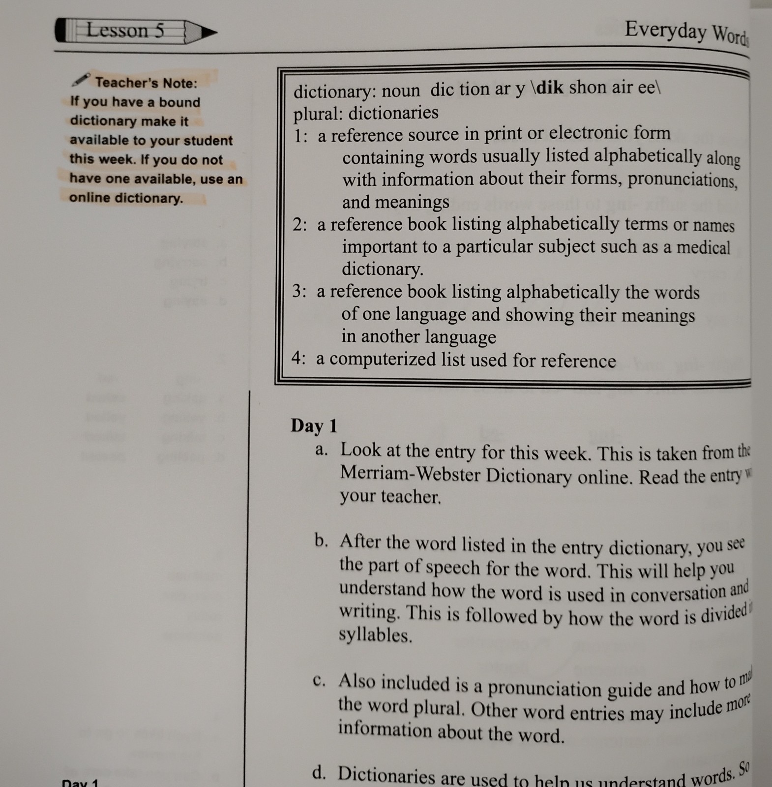 Learning Language Arts Through Literature the Yellow Book, Teacher’s Edition