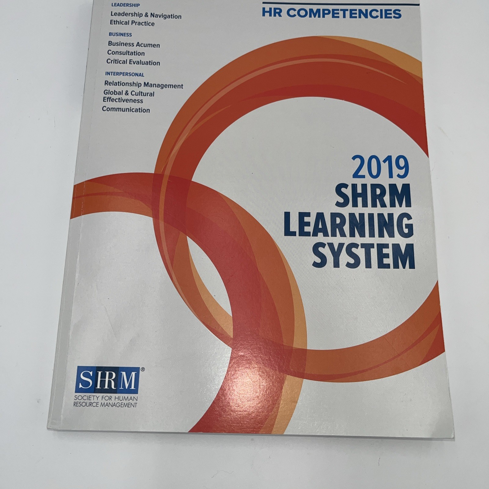 2019 SHRM Learning System HR Competencies