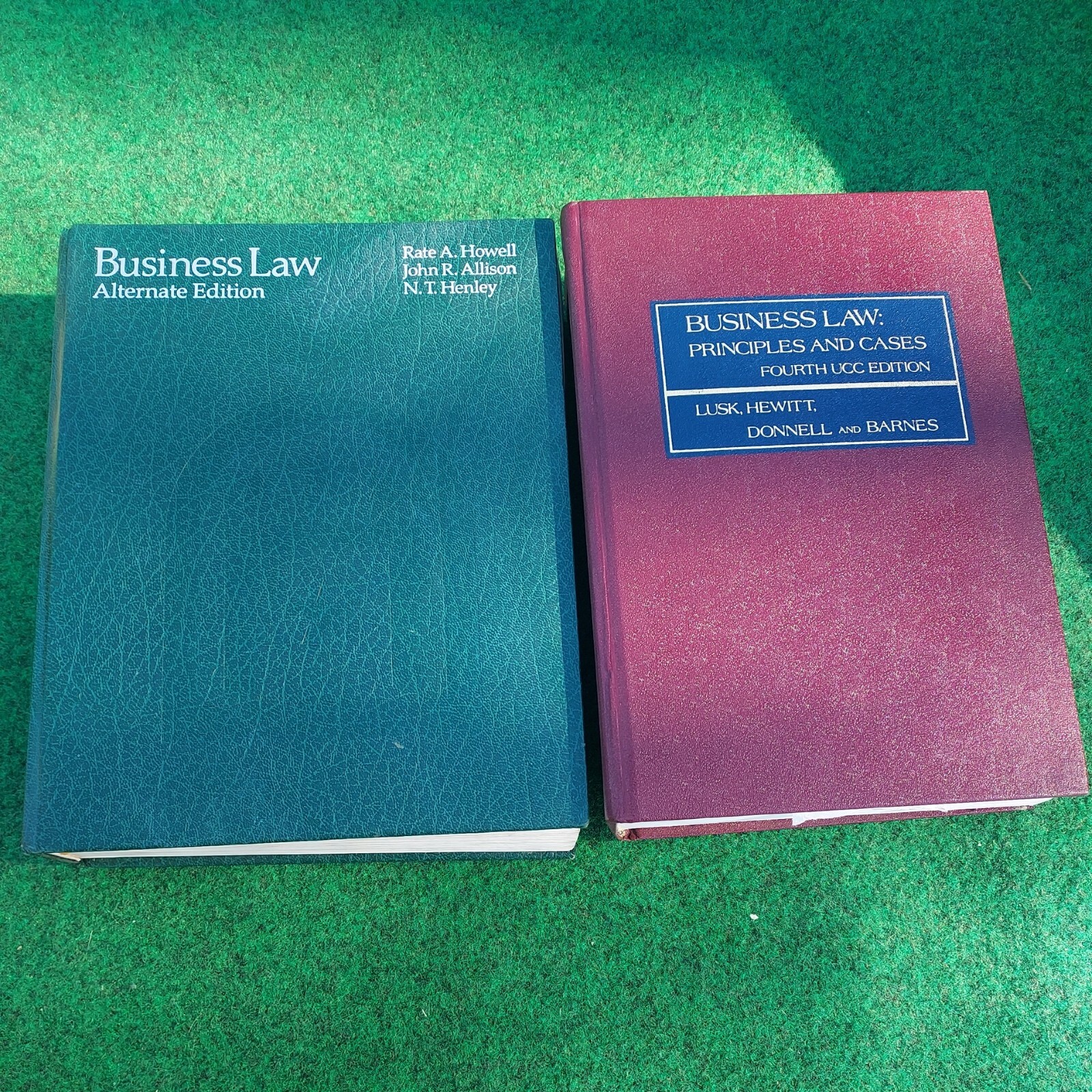 Business Law Alternate Edition and Business Law: Principles and Cases