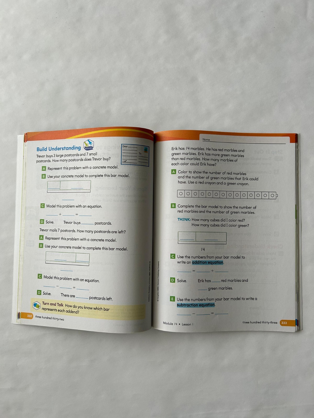 HMH into Math Grade 2, Modules 1-22