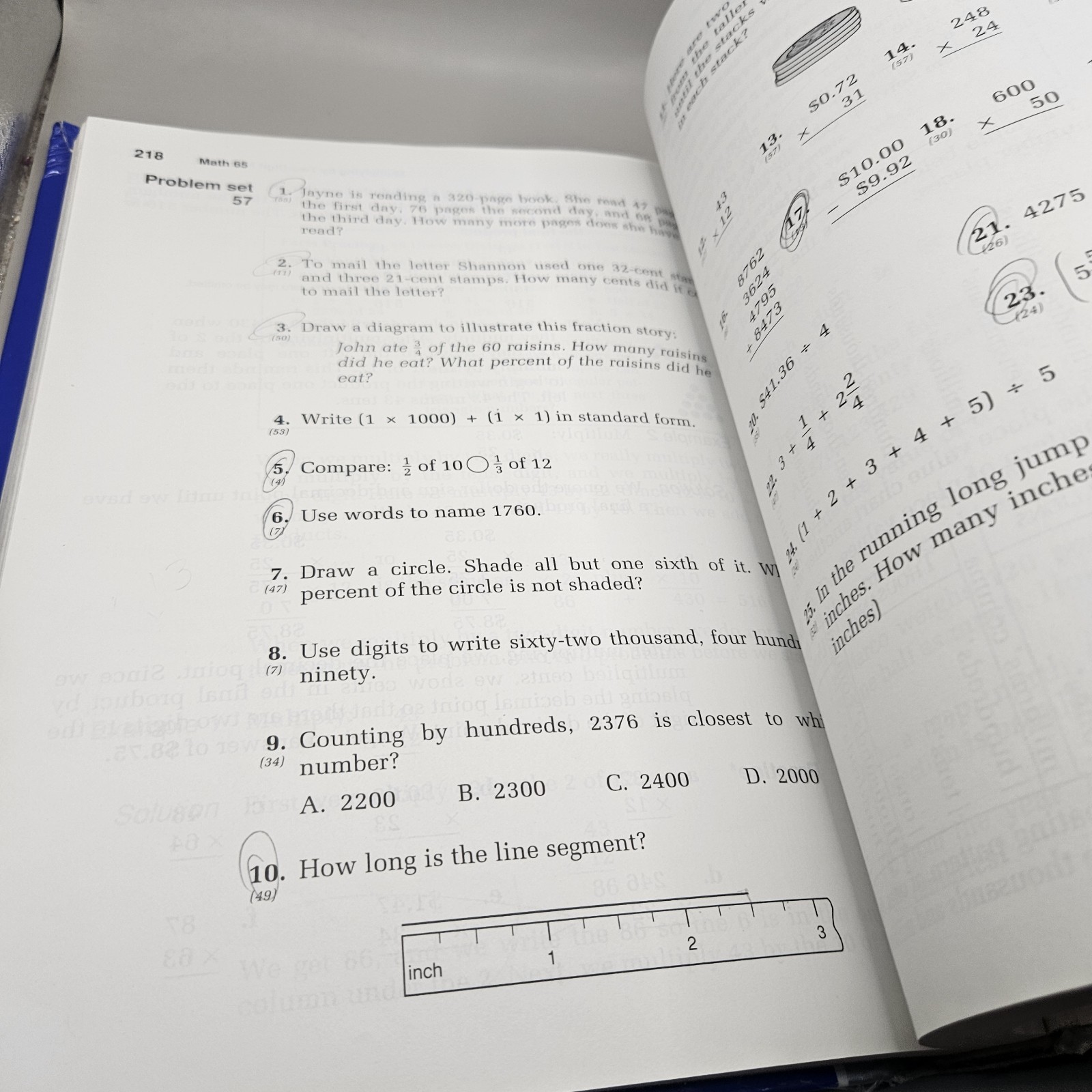 Saxon Math 65 Second Edition