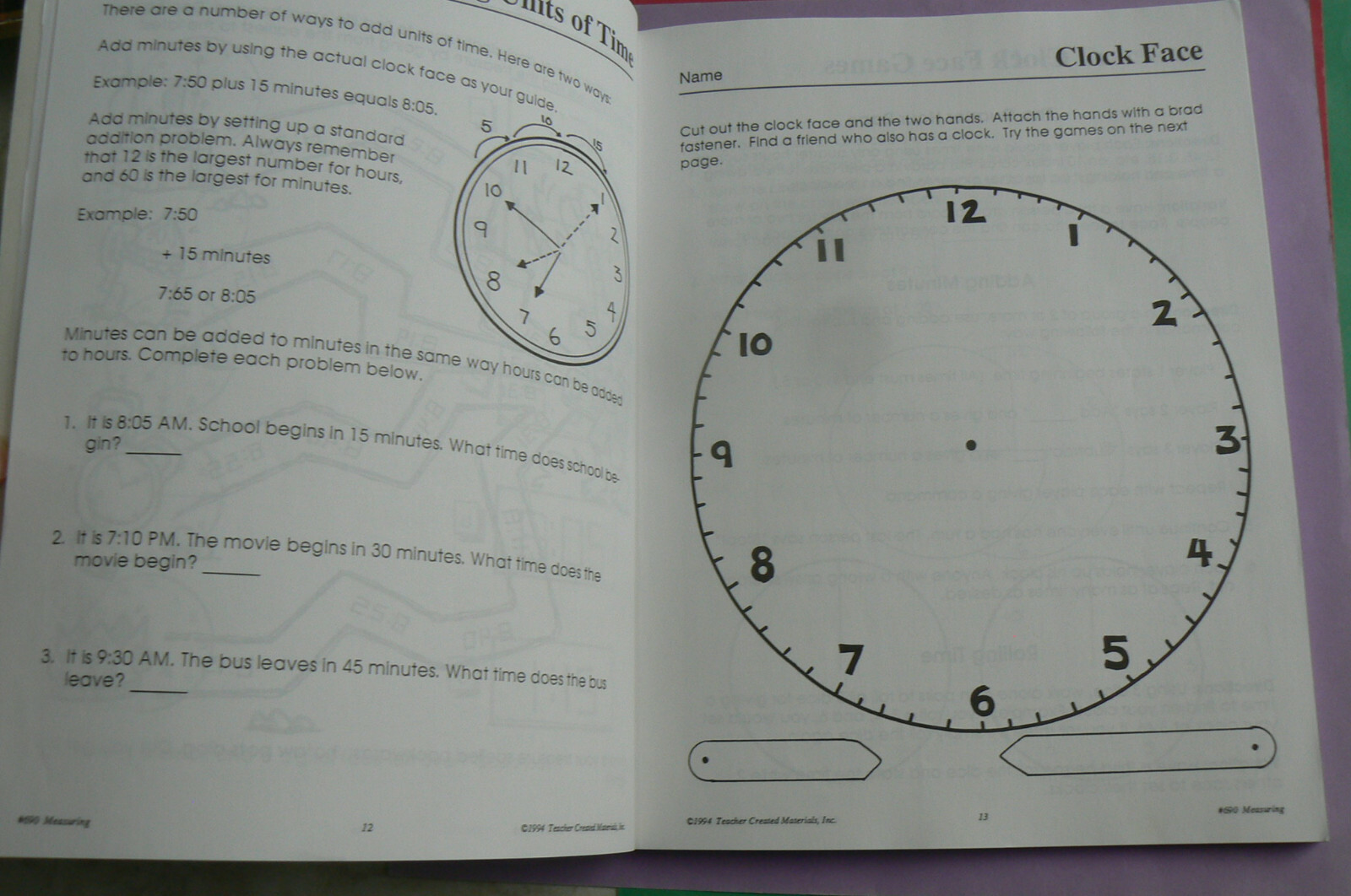 MEASURING Basic Skills Series TCM690 gr.2 3 4 LN! Teacher Resource w/Answer Key