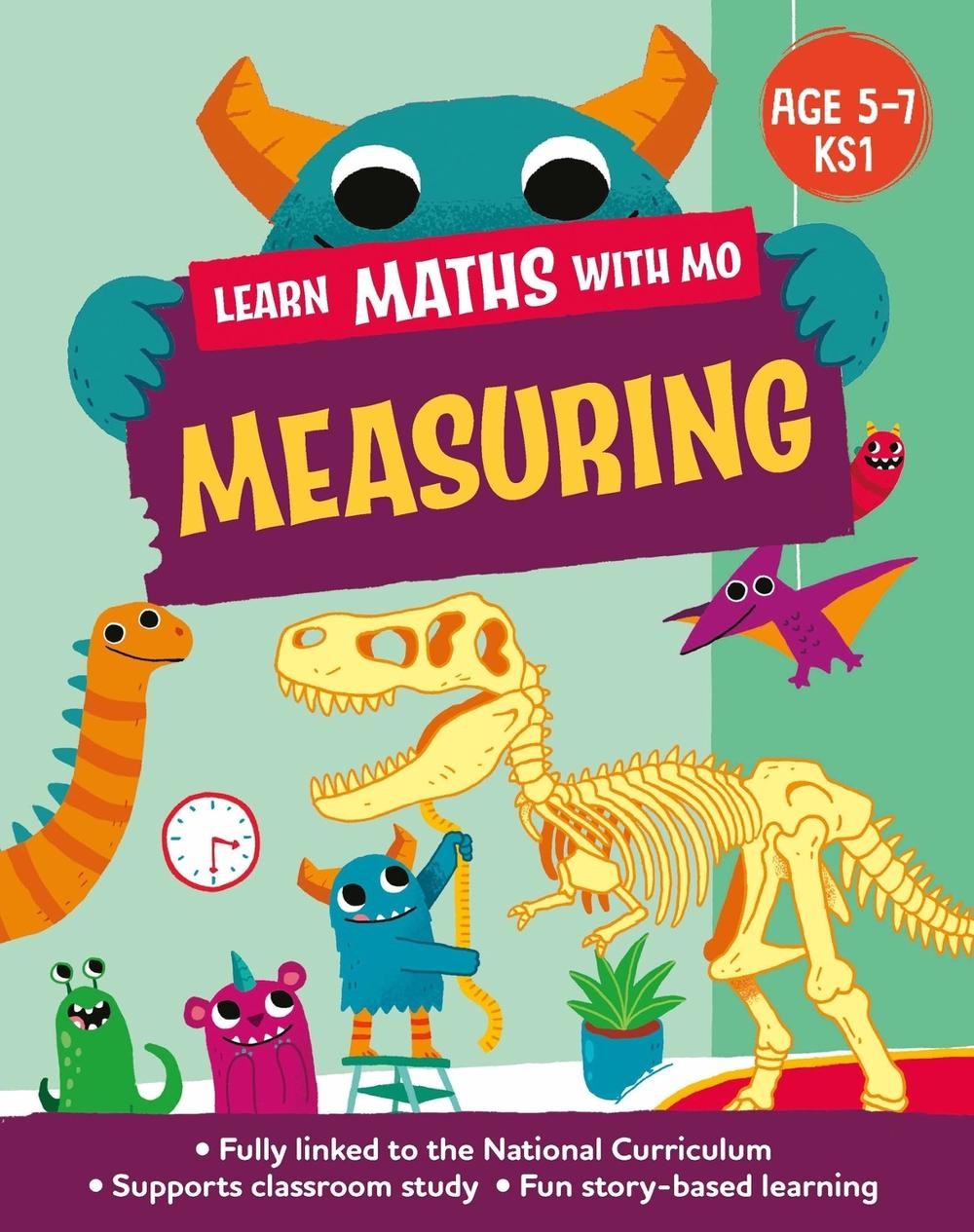 Learn Maths with Mo: Measuring by Hilary Koll Paperback Book
