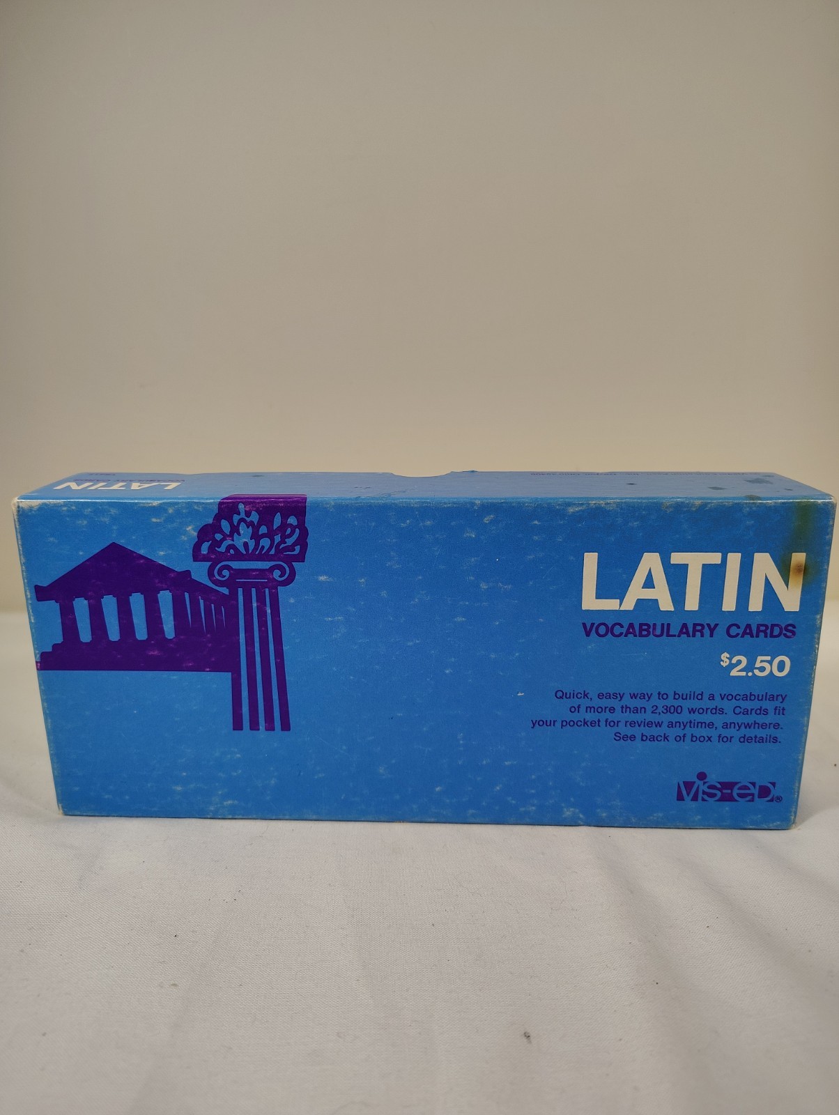 Vintage 1990 Latin Vocabulary Cards by Vis-Ed Learn