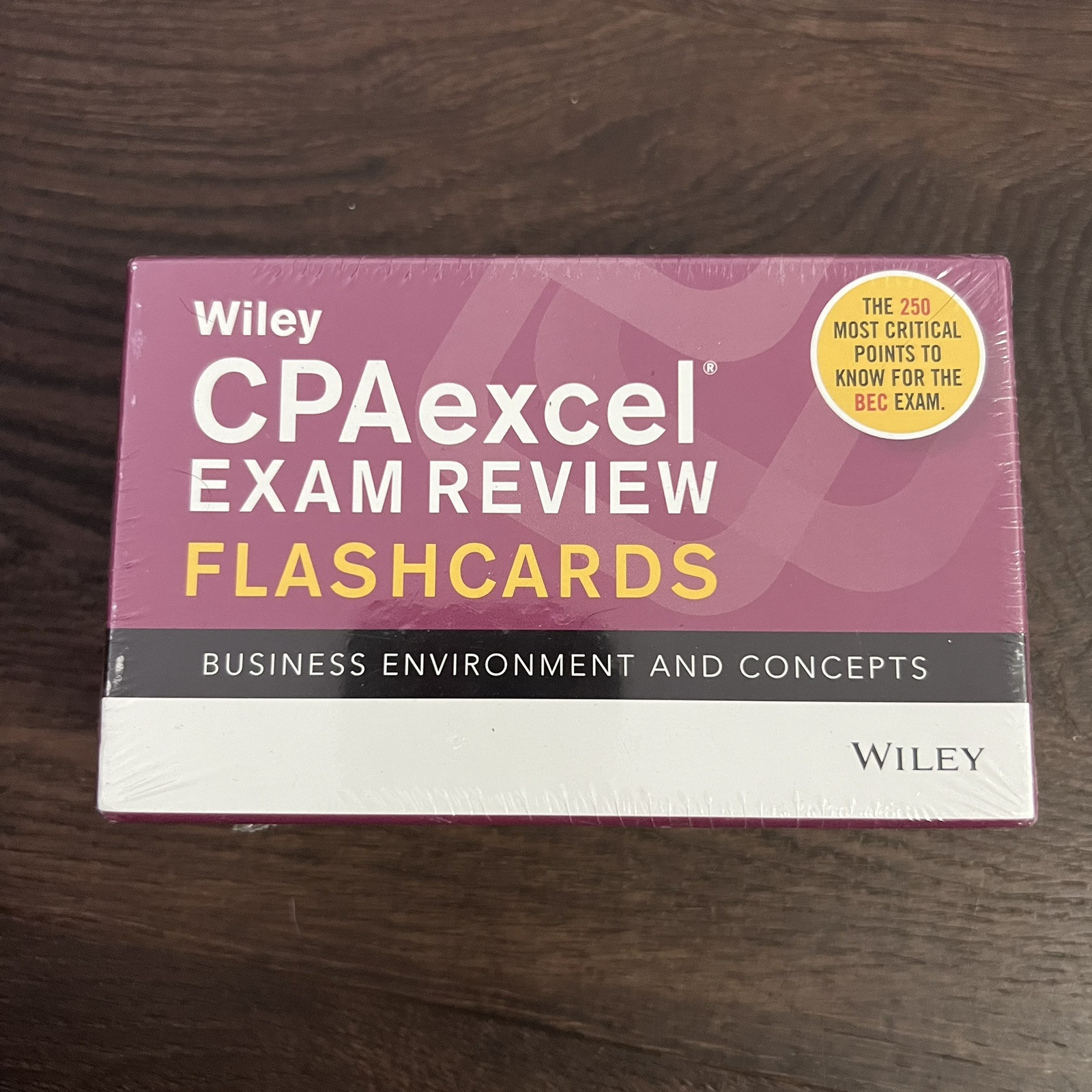 Wiley CPAexcel EXAM REVIEW Flashcards: Business Environment Concepts