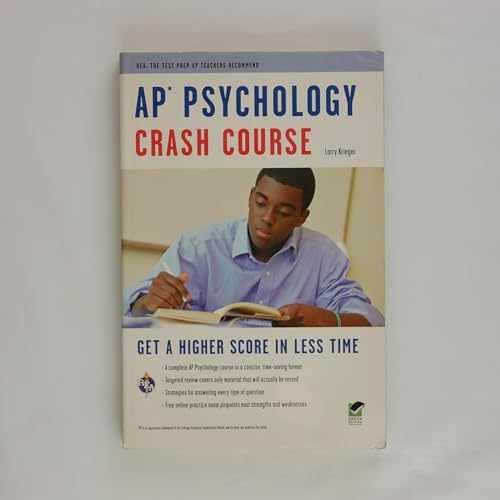 AP® Psychology Crash Course Book + – Paperback, by Krieger Larry – Acceptable n
