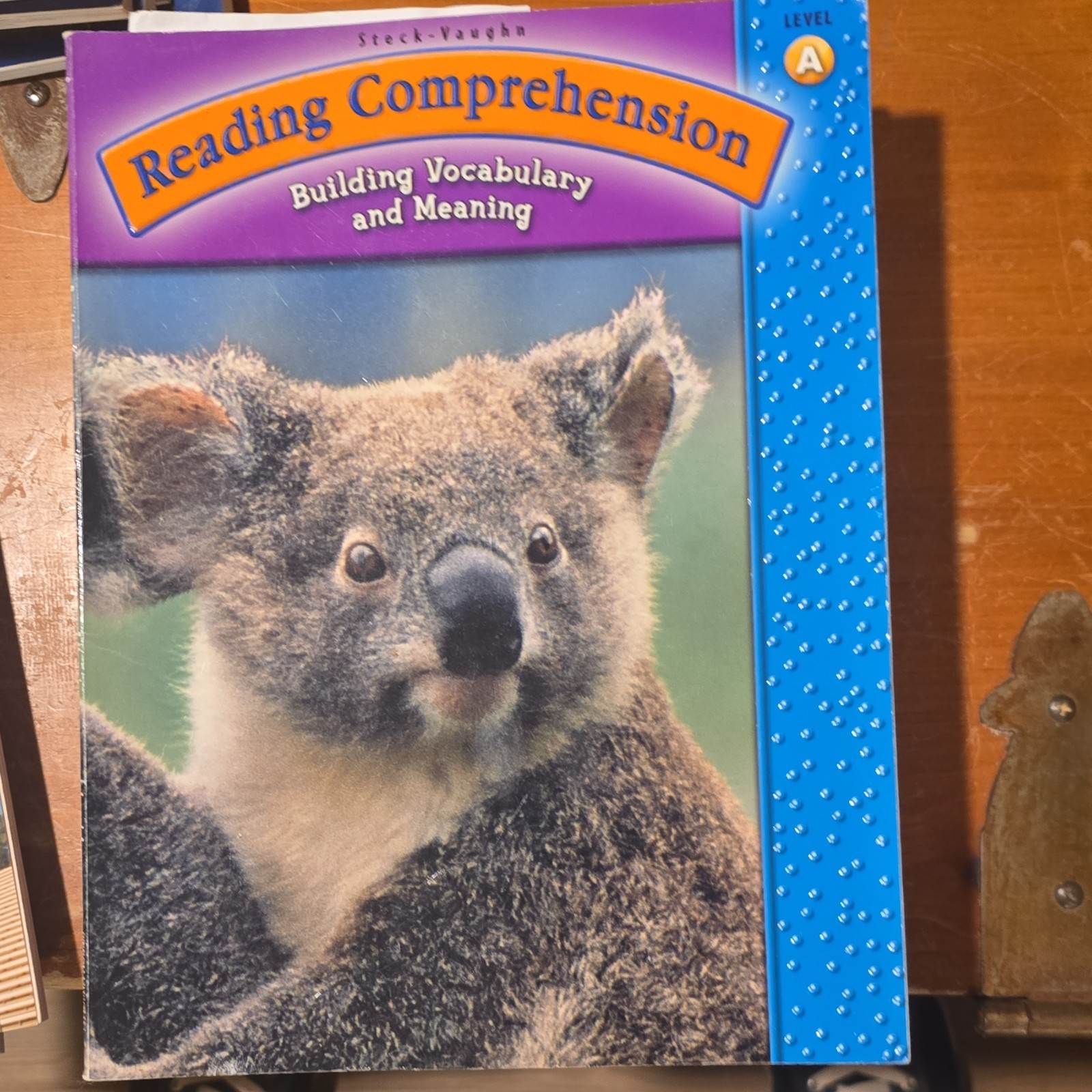 Steck-Vaughn Reading Comprehension Building Vocabulary Study Guide Level A Book