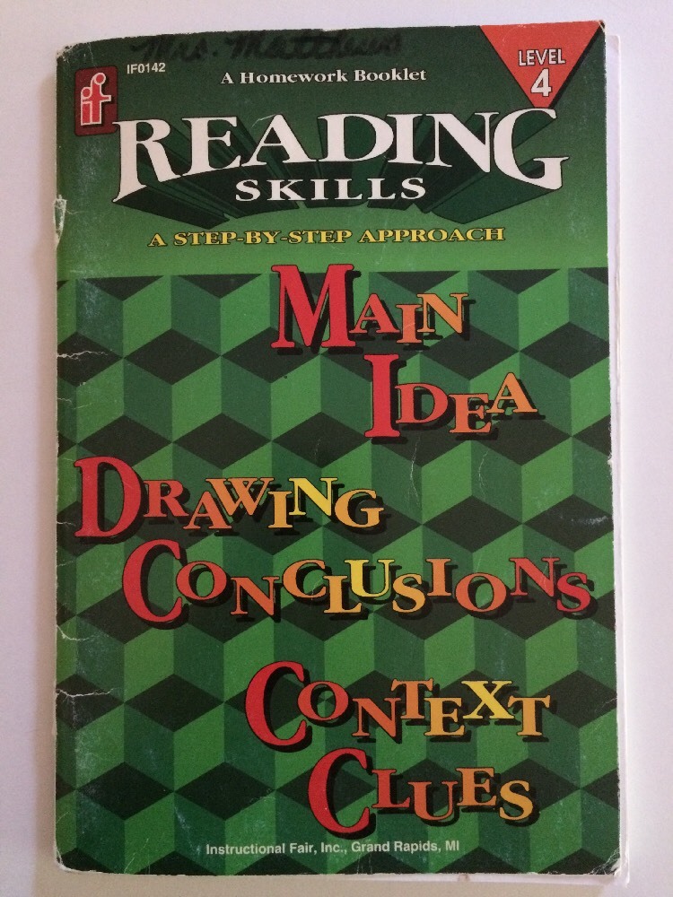 READING SKILLS A step by step approach Level 4 workbook A homework booklet