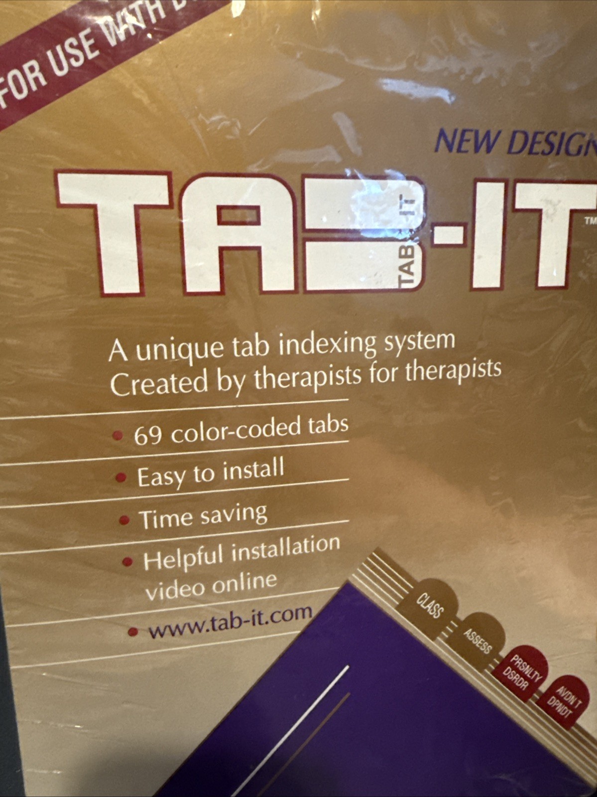 New | Tab-It Index Tabs for DSM-5 | Free Shipping | USA